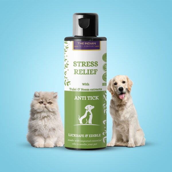 The Indian Pet Company Stress Relief Anti Tick Pets shampoo 200ml Best seller pet shampoo on Amazon