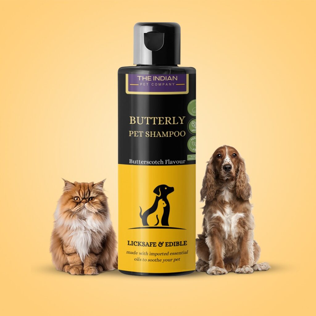 The Indian Pet Company Butterly Pets shampoo 200ml Best seller pet shampoo on Amazon