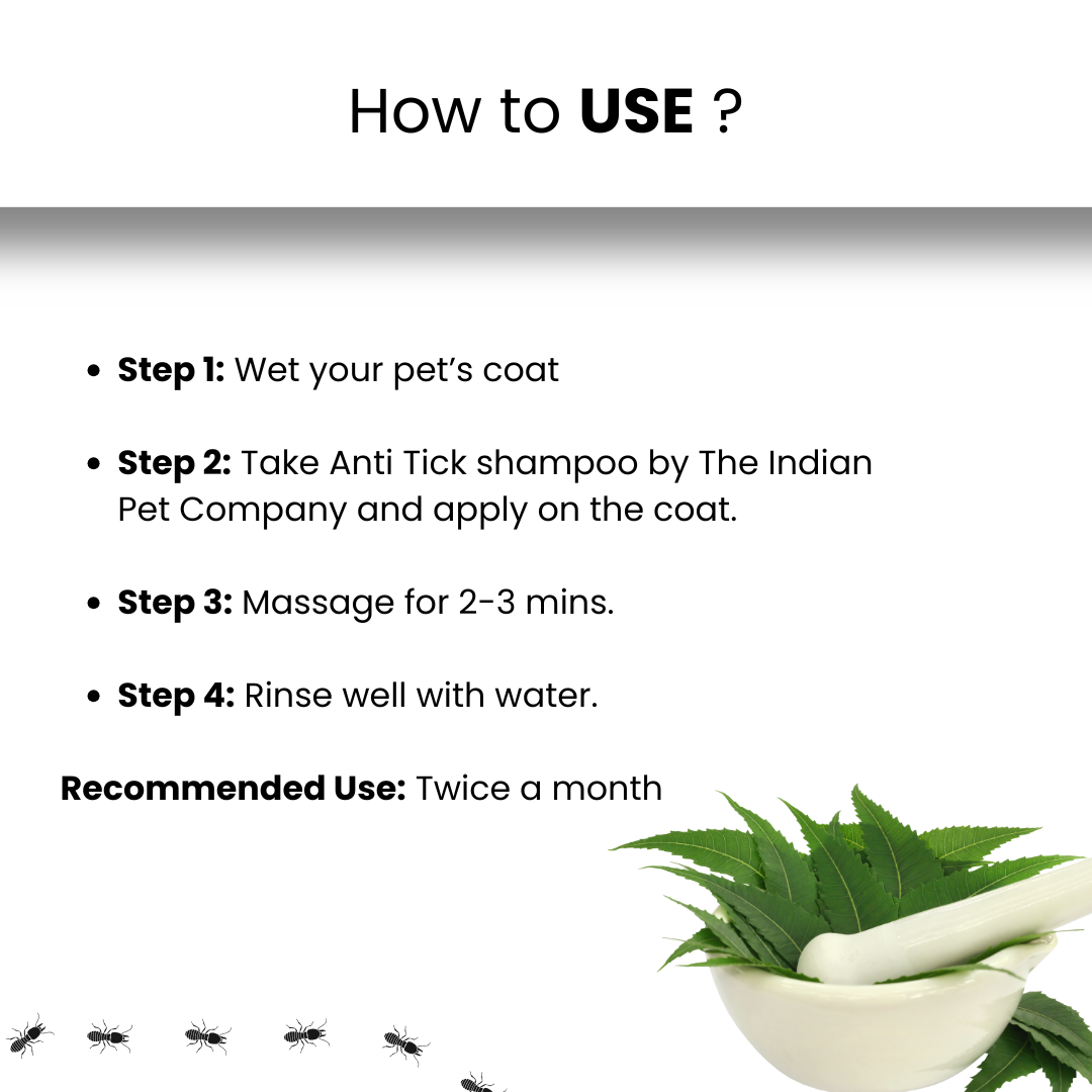 How often should I use anti-tick shampoo? How often should I use anti-tick shampoo?