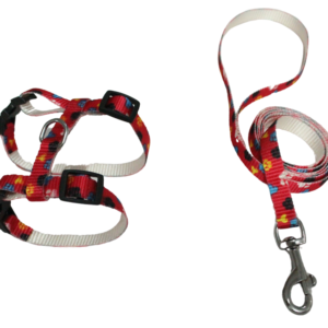 cat_puppy body harness with leash 1