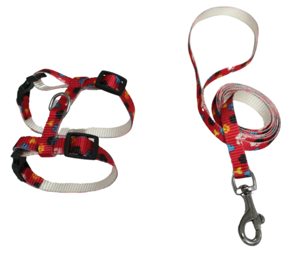 cat_puppy body harness with leash 1