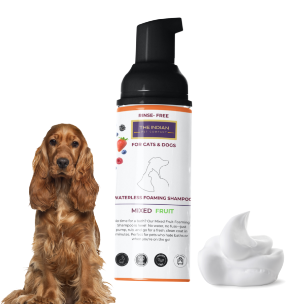 mixed fruit the indian pet company dry shampoo for winters pets and dogs