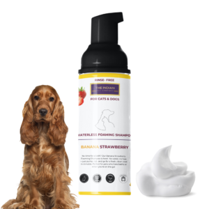 Banana Strawberry the indian pet company dry shampoo for winters pets and dogs